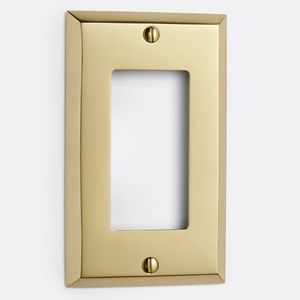 Rejuvenation brass faceplate